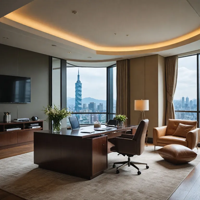 Luxury business suites in Taipei: refined comfort for discerning travelers